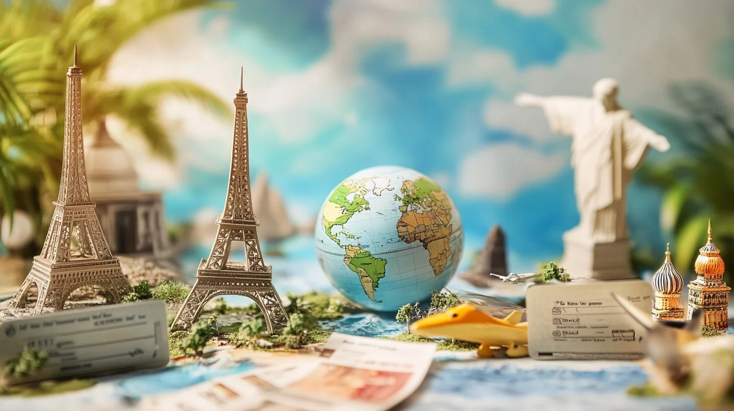 global-travel-setup-stockcake